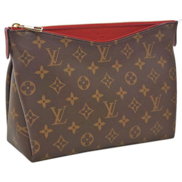 Louis Vuitton Monogram Palace Vanity Case Cosmetic Pouch Clutch Daily Pouch - Picture 4 of 8